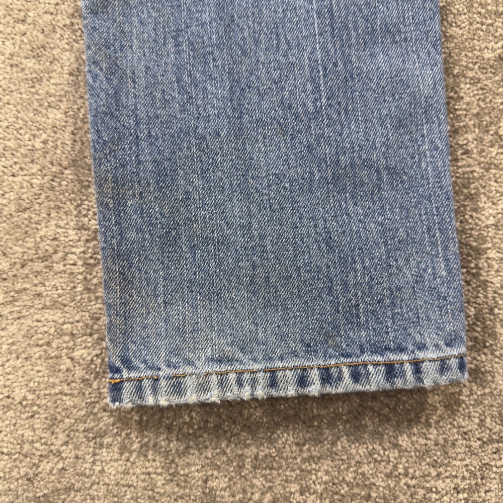 Guess Jeans Straight Leg Pants Womens 29x32 Blue Vintage High Rise Made In USA - Picture 13 of 13